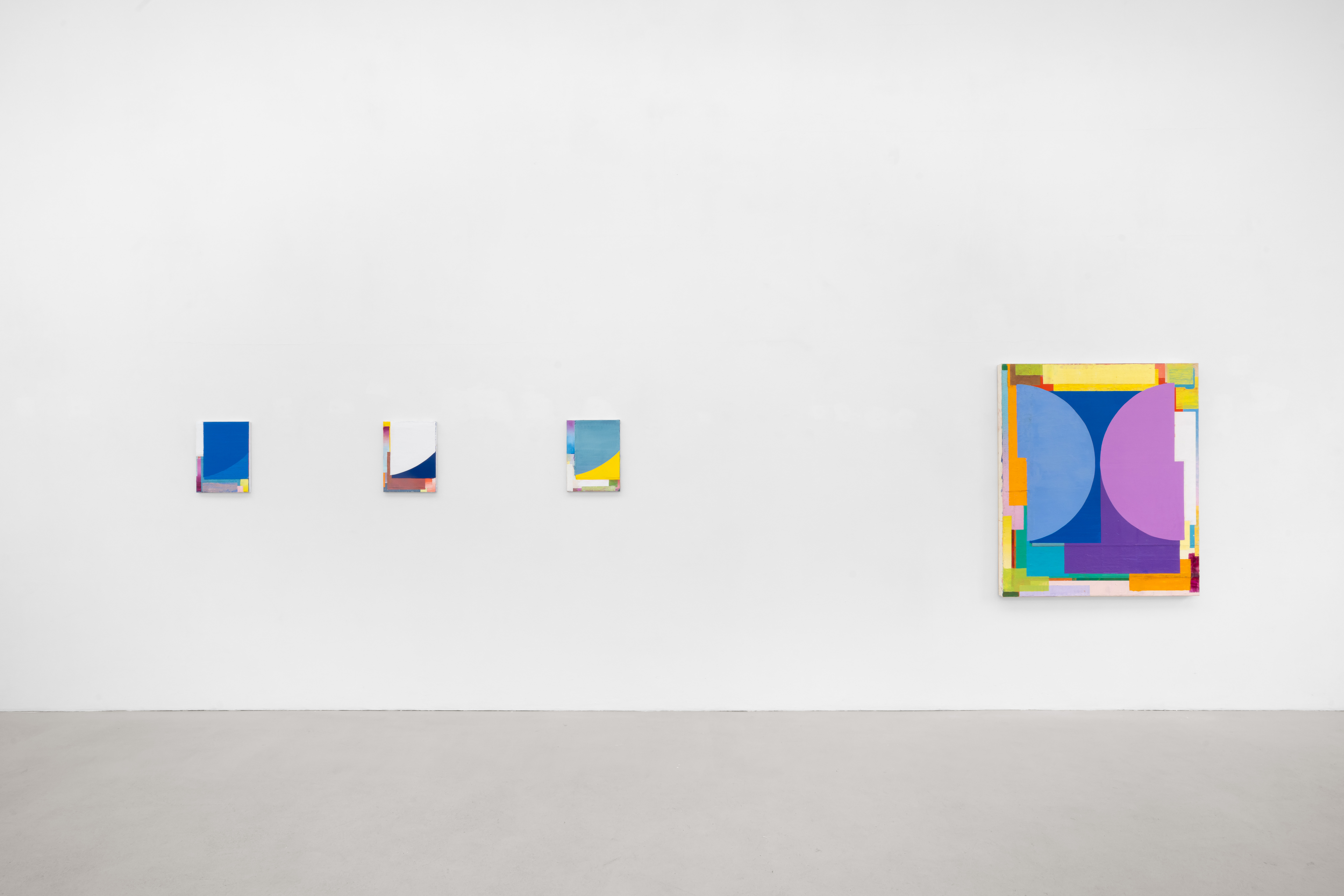 Benjamin Appel: Falten werfen. Ausstellungsansicht ASPN 2025. Foto: Georg Brückmann