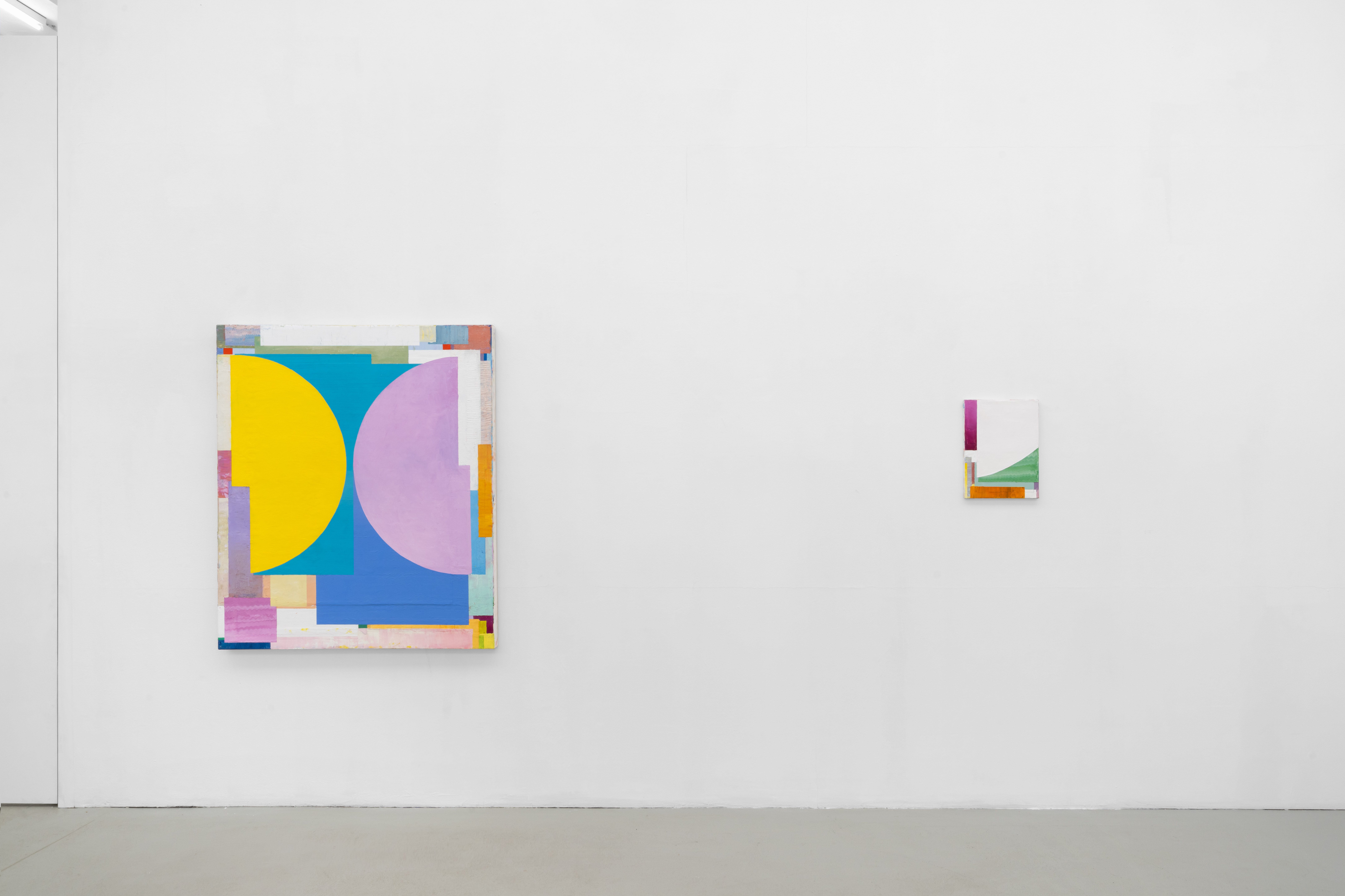 Benjamin Appel: Falten werfen. Ausstellungsansicht ASPN 2025. Foto: Georg Brückmann