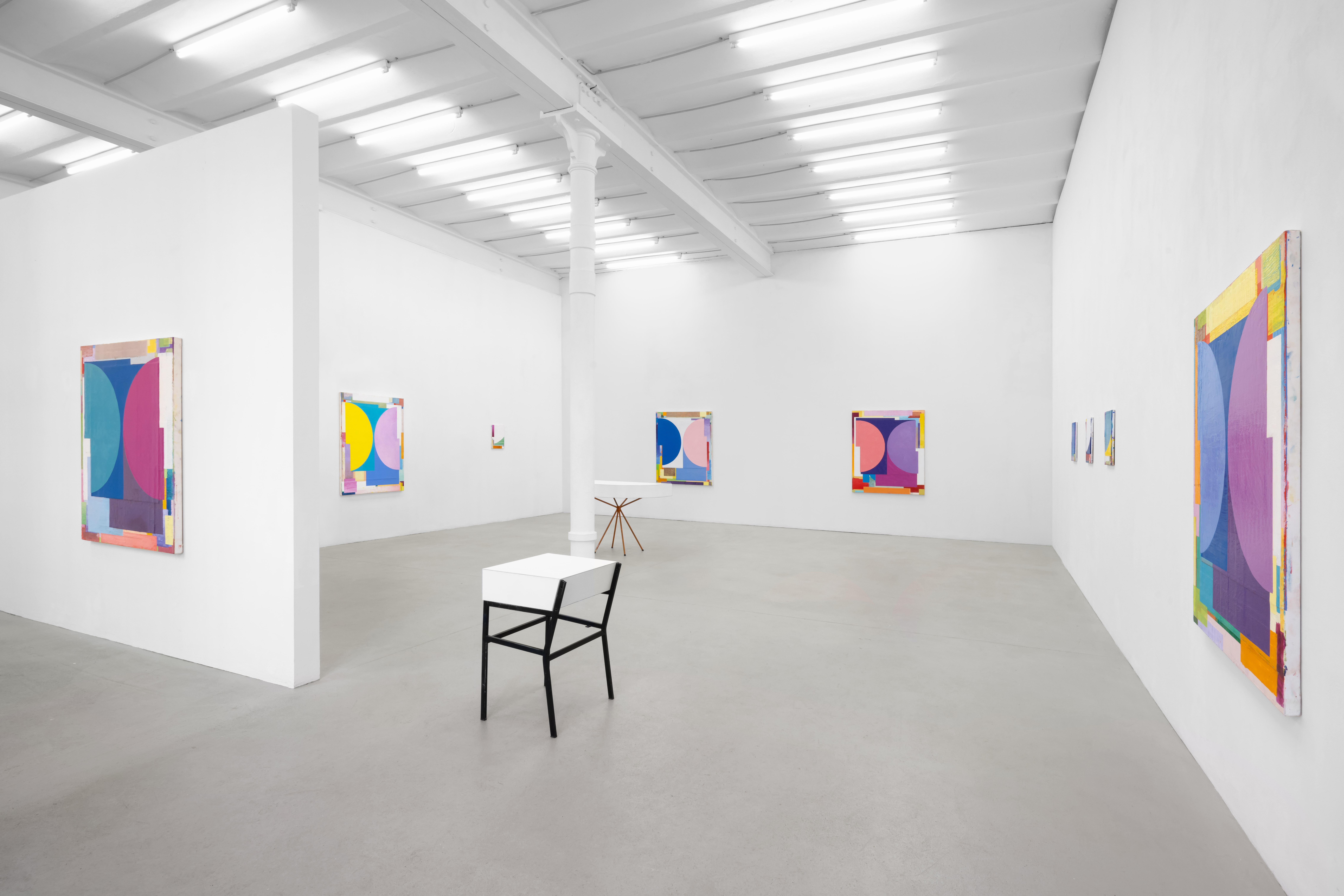 Benjamin Appel: Falten werfen. Ausstellungsansicht ASPN 2025. Foto: Georg Brückmann