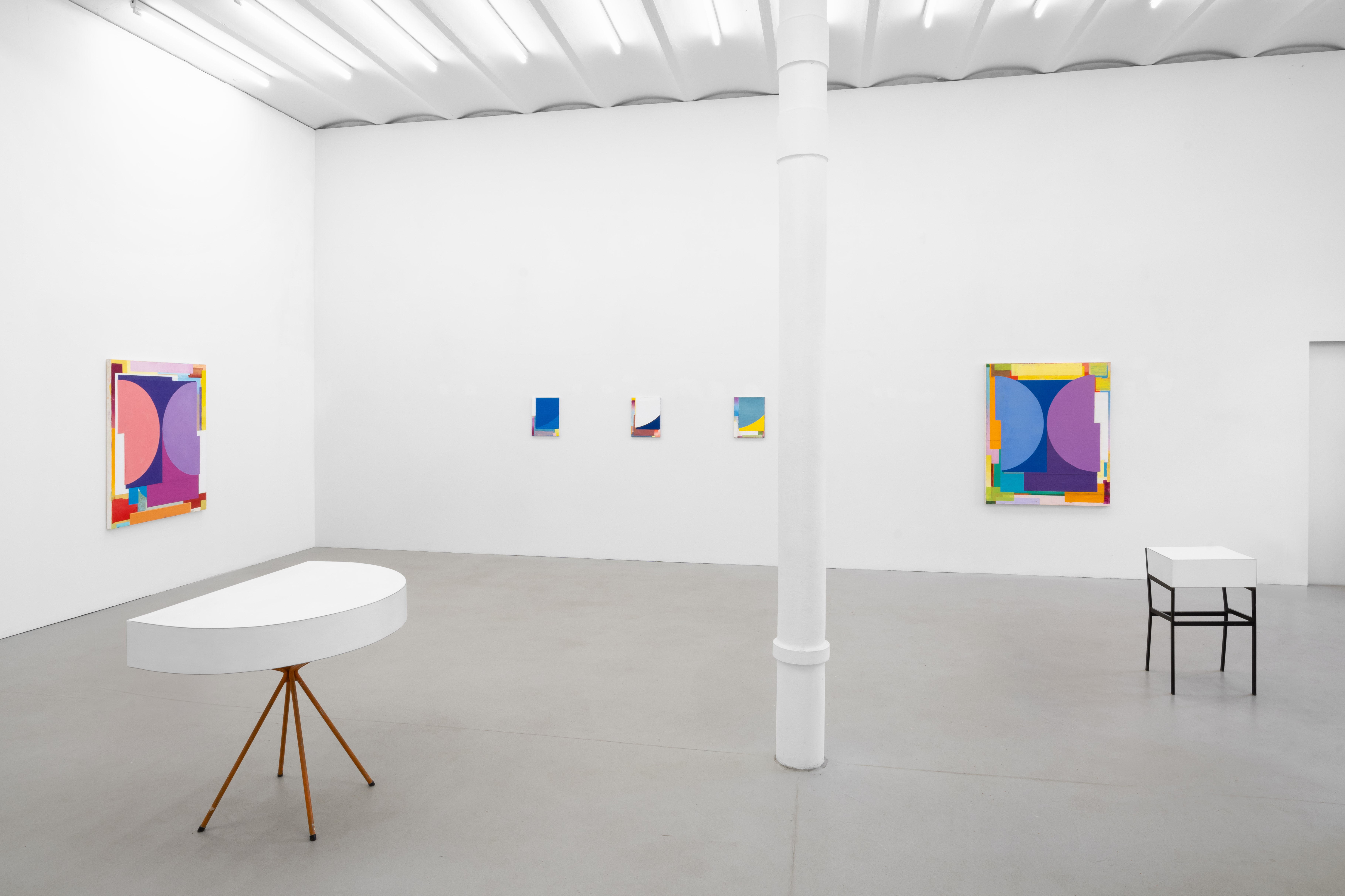 Benjamin Appel: Falten werfen. Ausstellungsansicht ASPN 2025. Foto: Georg Brückmann