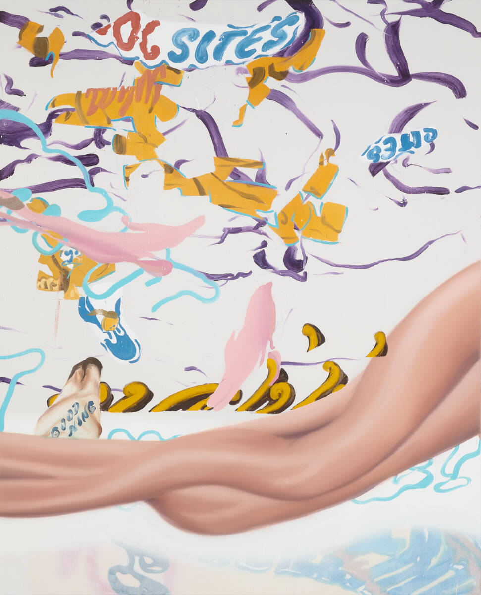 Silent chorus. Öl auf Leinwand, 160 x 130 cm, 2023.