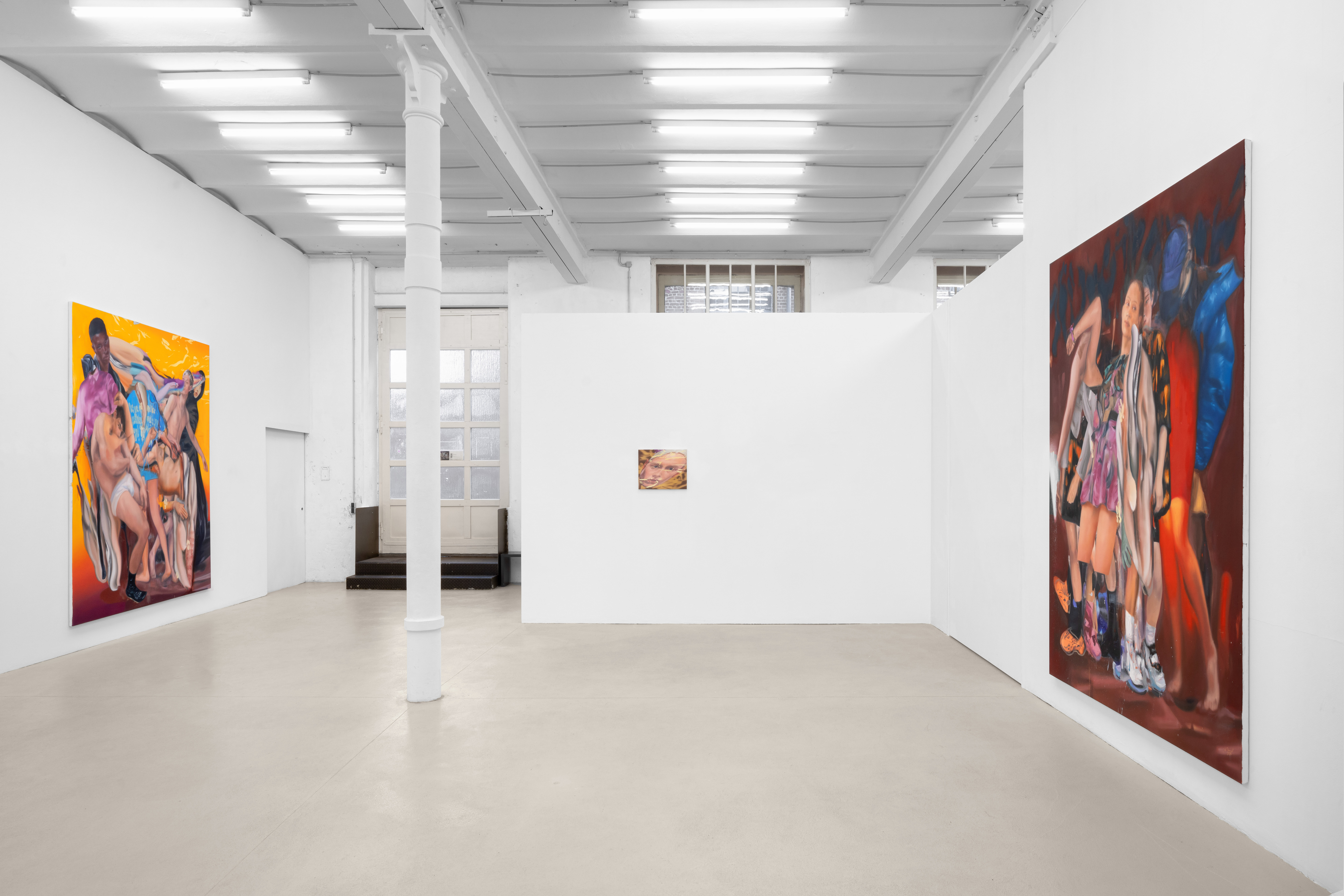 Johannes Daniel: Ghosts burn to shine. Exhibition view ASPN 2026. Photo: Georg Br&uuml;ckmann