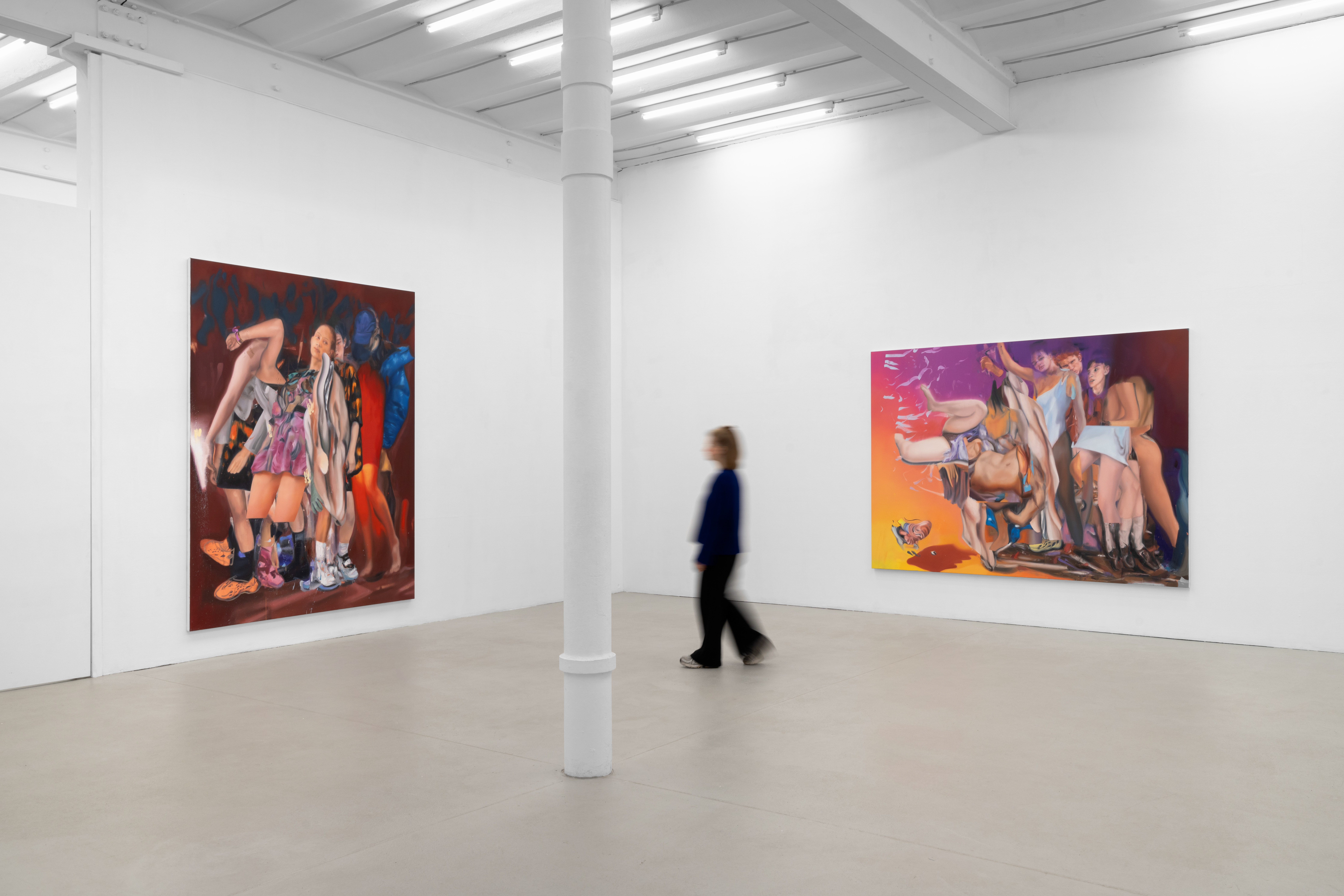 Johannes Daniel: Ghosts burn to shine. Exhibition view ASPN 2026. Photo: Georg Br&uuml;ckmann